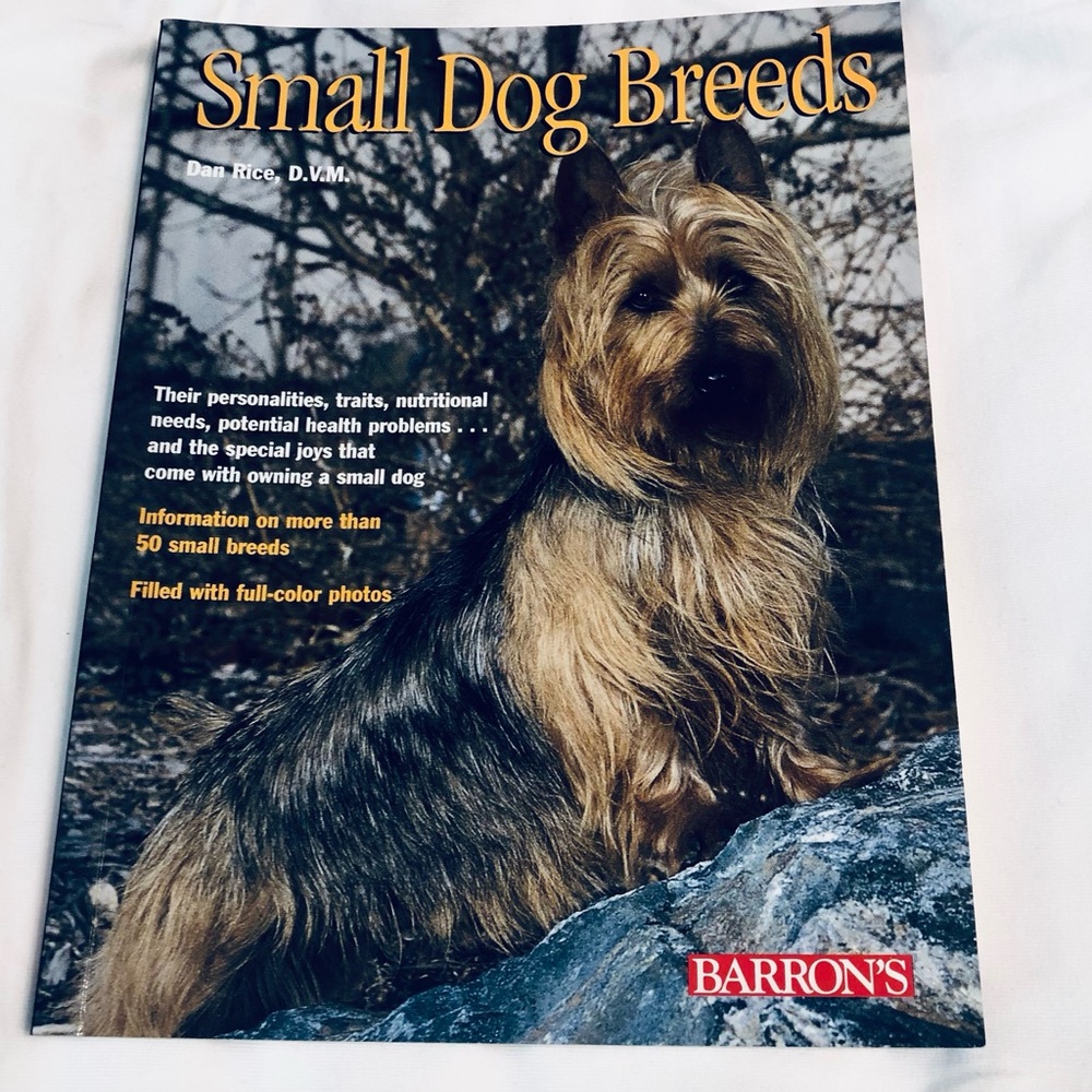 Small Dog Breeds Paperback Book 290 Pages